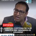 📌 Señaló que hasta el momento no se ha discutido la ordenanza que regularía la circulación de dos personas en motocicleta, medida que podría contribuir a la seguridad.