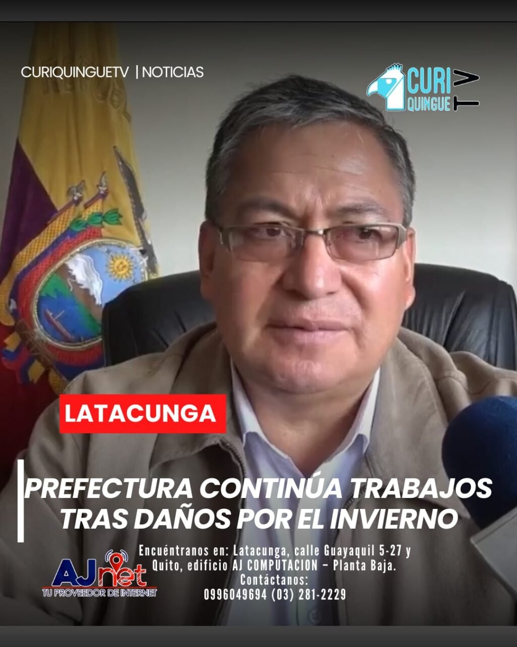 🌧️ 🚜 El Gobierno Provincial de Cotopaxi mantiene labores en el sector occidental, atendiendo zonas afectadas por la temporada invernal. 📌 Las acciones buscan mitigar los daños y mejorar las condiciones de las comunidades. #Cotopaxi #Invierno #Obras