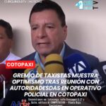 El presidente nacional del gremio de taxistas manifestó su optimismo luego del encuentro con autoridades provinciales, señalando que existe apertura y voluntad para trabajar en conjunto y reforzar las medidas de seguridad en beneficio del sector.