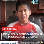 La Universidad Técnica de Cotopaxi, a través de su vicerrectorado administrativo, anunció la organización de la segunda edición de la competencia atlética “10K Ruta del Cotopaxi”.