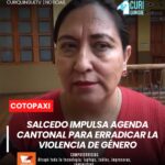 El cantón Salcedo avanza en la construcción de su Agenda Cantonal de Igualdad de Género, la cual será desarrollada mediante un proceso de consultoría especializada. Esta herramienta busca implementar acciones, programas y proyectos enfocados en la prevención y reducción de la violencia de género en el territorio.