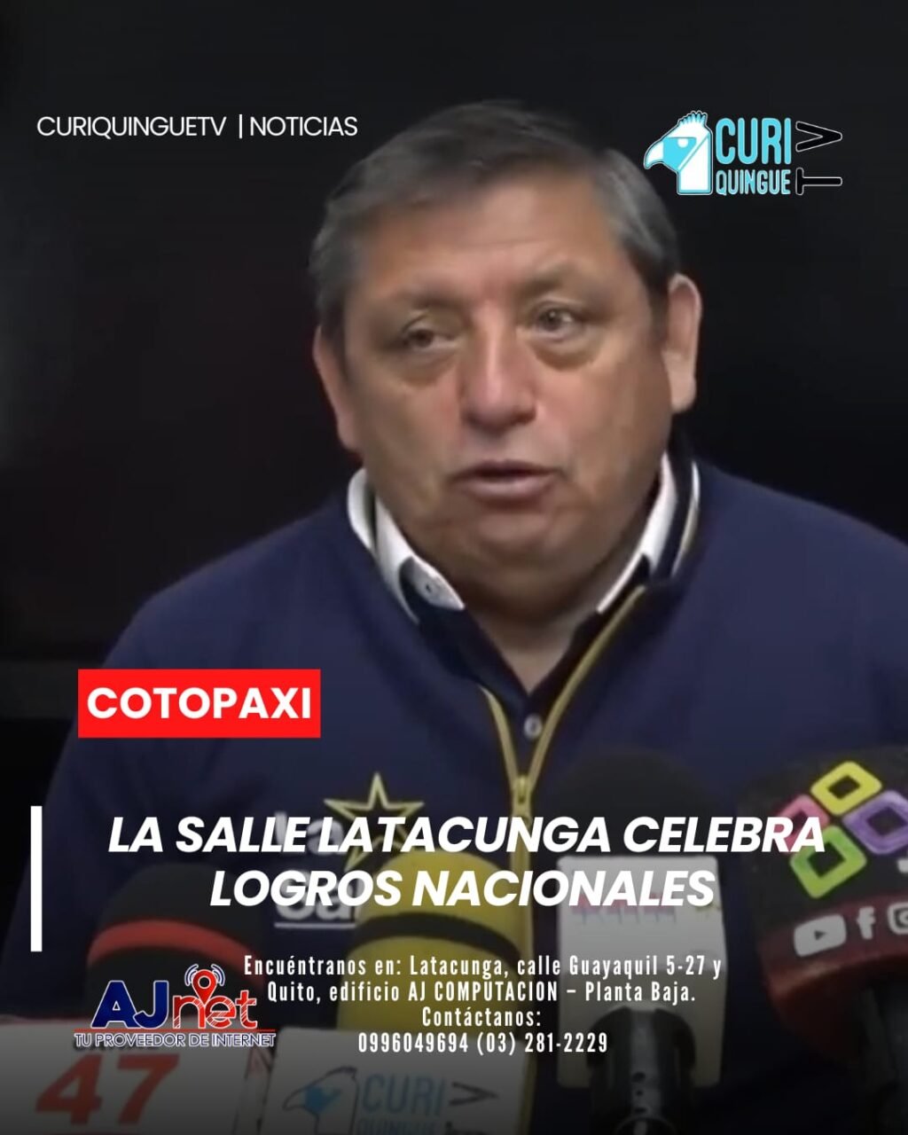 Invito a la ciudadanía y medios de comunicación a una rueda de prensa donde dio a conocer su destacada participación en el concurso nacional de dibujo y pintura “Colores de mi Tierra”.