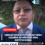 La Unidad Educativa César Viera conmemoró sus 40 años de trayectoria educativa, destacando su labor en la formación de estudiantes, especialmente en el ámbito artístico y musical.