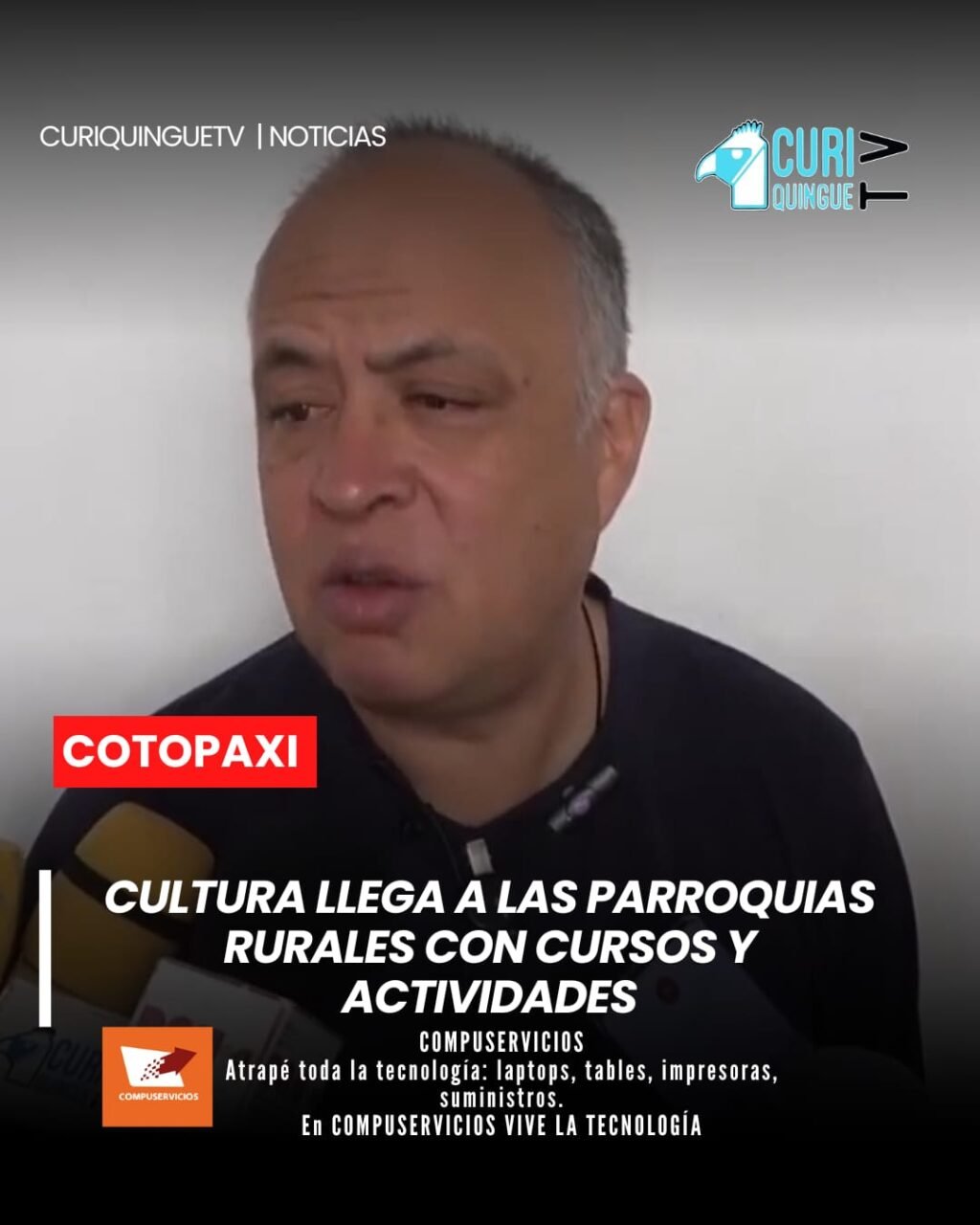 El director de Cultura, Gabriel Cisneros, dio a conocer las distintas actividades que impulsa esta dependencia municipal, destacando la realización de cursos y talleres en varias parroquias rurales.
