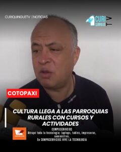 El director de Cultura, Gabriel Cisneros, dio a conocer las distintas actividades que impulsa esta dependencia municipal, destacando la realización de cursos y talleres en varias parroquias rurales.