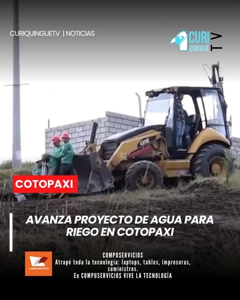 El Gobierno Provincial de Cotopaxi continúa con la ejecución de proyectos destinados a mejorar el sistema de agua para riego en diferentes sectores.