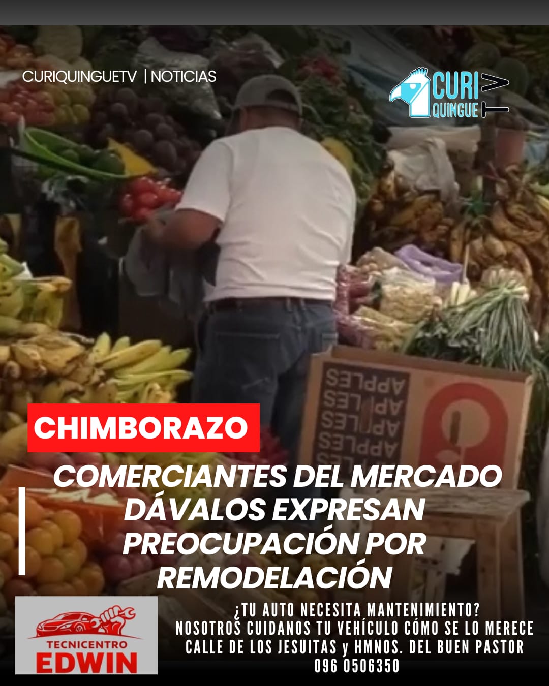 Comerciantes del mercado Juan Bernardo Dávalos manifestaron su malestar y desconfianza ante el inicio de los trabajos de remodelación previstos para este lunes.