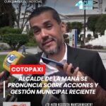 El alcalde del cantón La Maná dio a conocer detalles sobre la gestión municipal en los últimos días, destacando avances en obras y atención a requerimientos ciudadanos. Asimismo, señaló que se continúa trabajando en proyectos que fortalezcan el desarrollo del cantón.