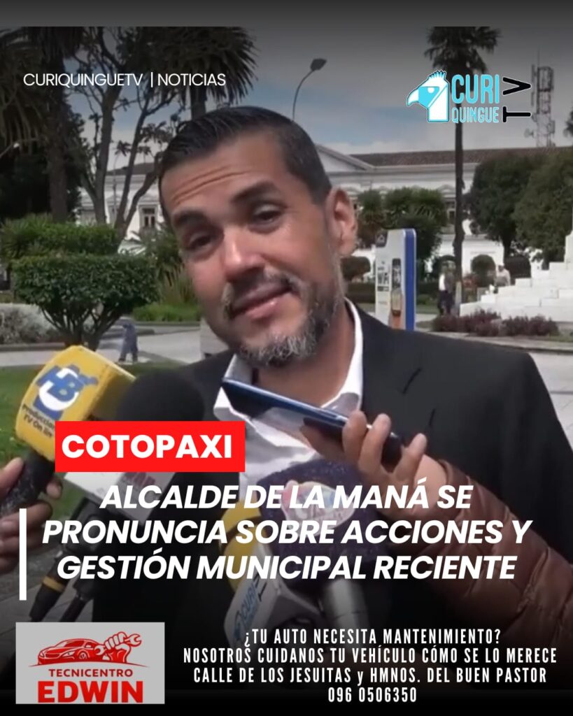 El alcalde del cantón La Maná dio a conocer detalles sobre la gestión municipal en los últimos días, destacando avances en obras y atención a requerimientos ciudadanos. Asimismo, señaló que se continúa trabajando en proyectos que fortalezcan el desarrollo del cantón.