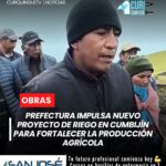 La Prefectura de Cotopaxi continúa ejecutando proyectos clave para el desarrollo del sector agrícola. En esta ocasión, se anunció la implementación de un nuevo sistema de riego en la parroquia Cumbijín, con el objetivo de asegurar el acceso al agua y mejorar la productividad de los cultivos en la zona.