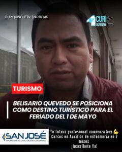 Durante el feriado del 1 de mayo, la parroquia Belisario Quevedo se presenta como una excelente alternativa para el turismo local. Los visitantes podrán disfrutar de actividades recreativas, deportivas y una variada oferta gastronómica que dinamiza la economía del sector.