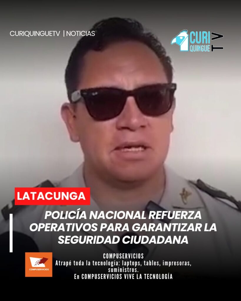 La Policía Nacional informó sobre los operativos que se vienen ejecutando en Latacunga, con el objetivo de brindar mayor seguridad a la ciudadanía.