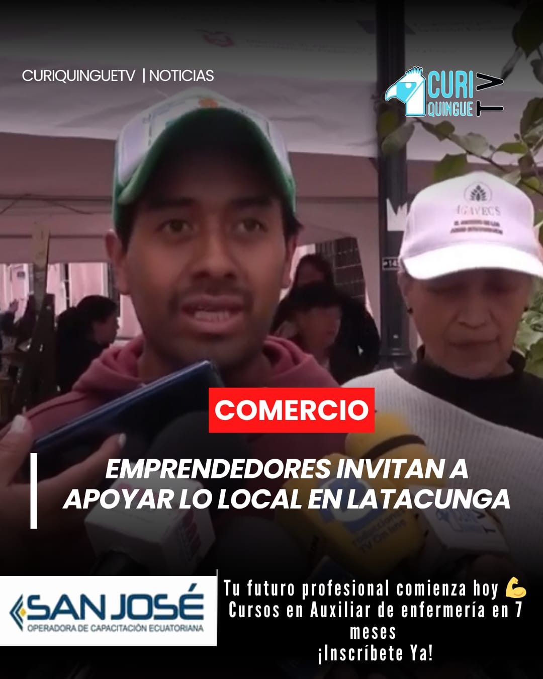 Varios emprendedores de Latacunga extienden una cordial invitación a la ciudadanía para visitar sus emprendimientos y apoyar la producción local