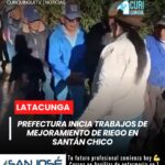 En el barrio Santán Chico, parroquia Ignacio Flores, la Prefectura de Cotopaxi inició los trabajos de cambio de tubería para optimizar el servicio de agua de riego.
