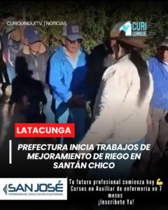 En el barrio Santán Chico, parroquia Ignacio Flores, la Prefectura de Cotopaxi inició los trabajos de cambio de tubería para optimizar el servicio de agua de riego.