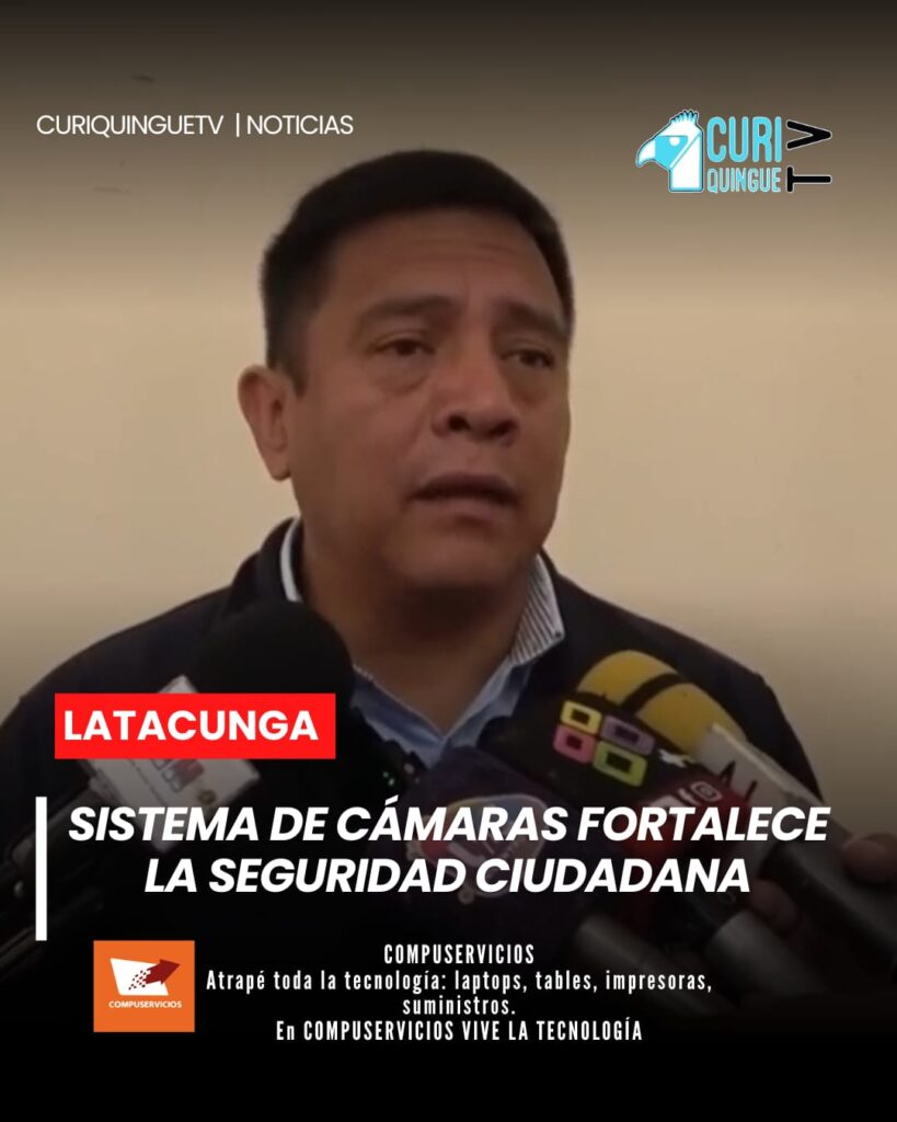 El director de Seguridad Ciudadana informó sobre el funcionamiento de las cámaras de seguridad instaladas en diferentes puntos de Latacunga.