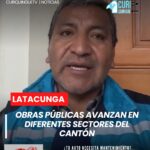 El director de Obras Públicas del Municipio de Latacunga dio detalles sobre el avance de los diferentes proyectos que actualmente se ejecutan en el cantón.