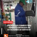 Ante la escasez de gasolina registrada en diferentes ciudades del país, en el cantón Salcedo algunas estaciones de servicio comercializaron combustible de manera racionalizada, mientras que otras continuaron atendiendo con normalidad.