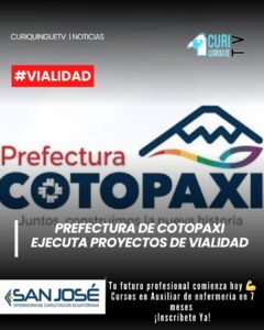 La Prefectura de Cotopaxi informó que durante el presente año se han ejecutado varios proyectos viales en distintos sectores de la provincia, trabajando de manera coordinada con las autoridades parroquiales.