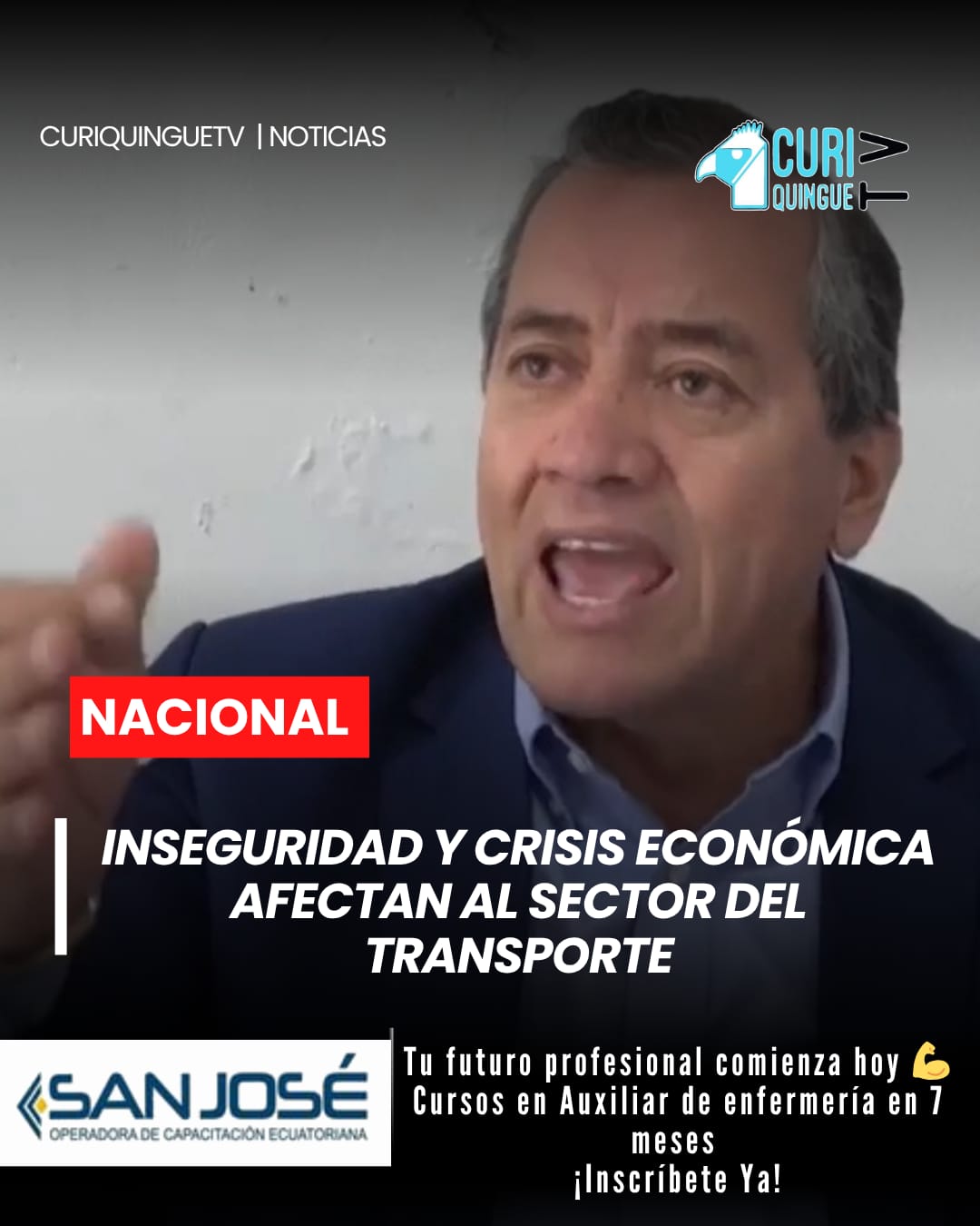 Los representantes del transporte en Ecuador manifestaron su preocupación ante la inseguridad y la crisis económica que actualmente afecta al sector.