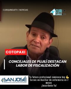 En el cantón Pujilí, los concejales continúan desarrollando labores de fiscalización y legislación dentro de la administración municipal.