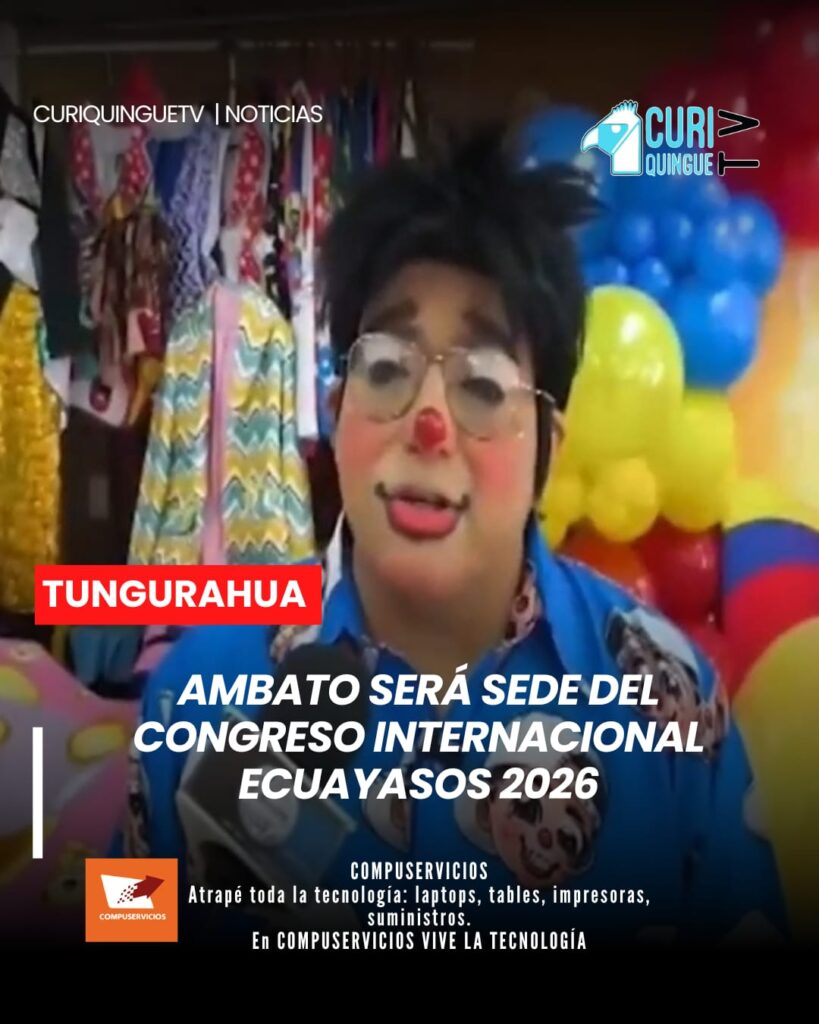 La ciudad de Ambato acogerá el Congreso Internacional Ecuayasos 2026, encuentro que reunirá a más de 200 payasos y artistas del entretenimiento provenientes de distintas ciudades del país.