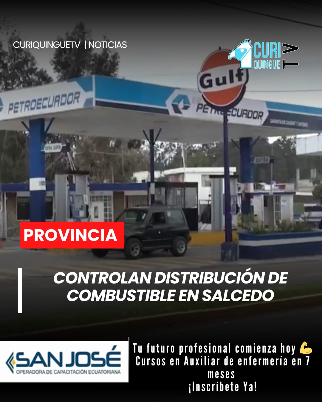 La Comisaría Nacional, en coordinación con otras entidades de control, desarrolla operativos en las estaciones de servicio del cantón Salcedo para garantizar el normal expendio de combustibles.