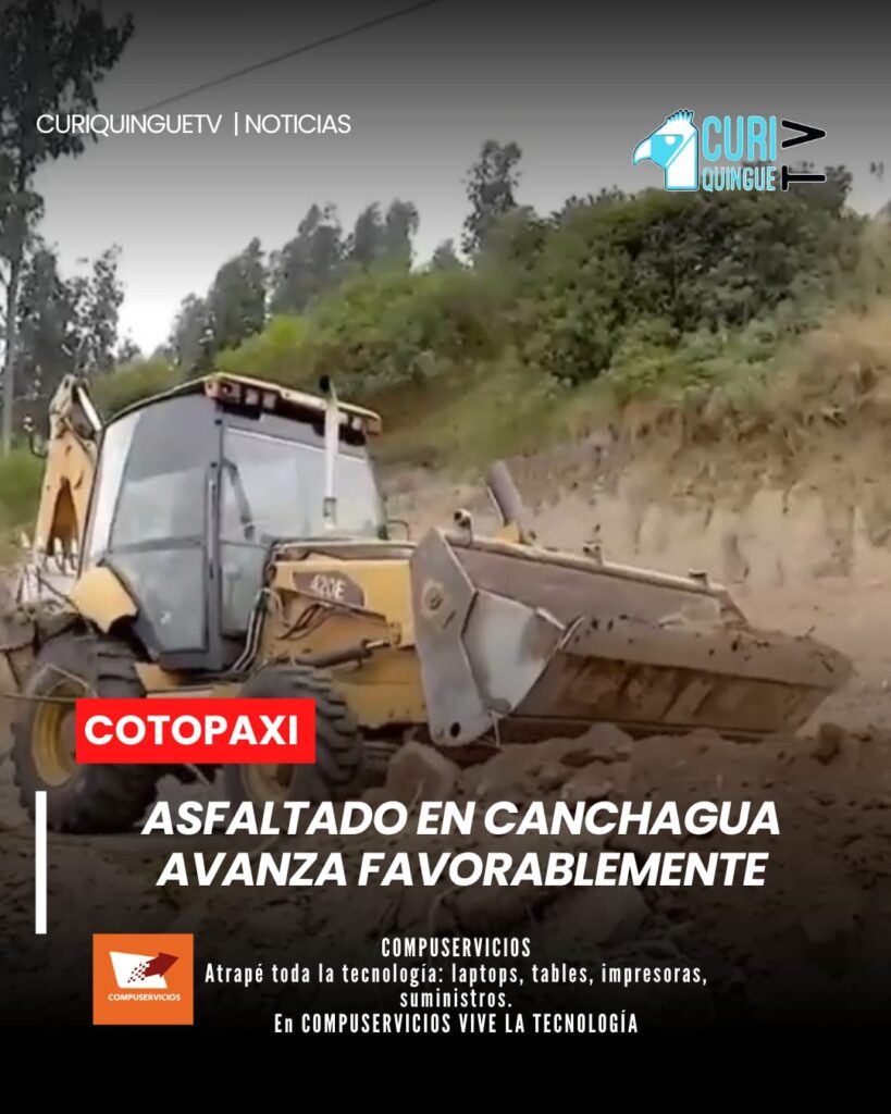El asfaltado de la vía Canchagua – Chilla San Antonio continúa avanzando favorablemente en sus 4.4 kilómetros de intervención.
