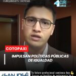 La Secretaría Nacional de Igualdad de Género continúa desarrollando acciones coordinadas para fortalecer la aplicación de políticas públicas a nivel local.