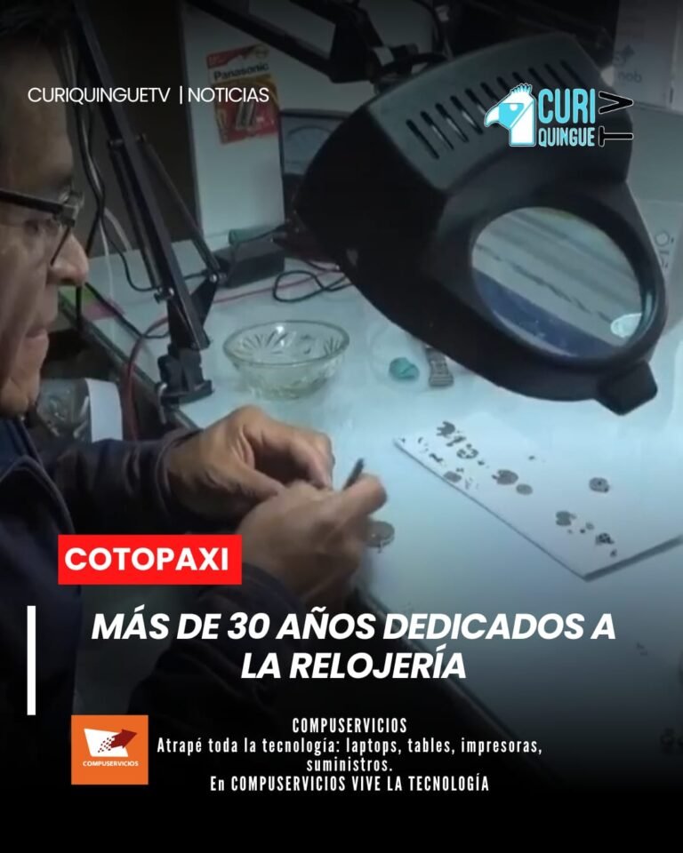 En la ciudad de Latacunga todavía se mantiene el servicio técnico de relojería gracias al trabajo de don Jorge Tarco, quien lleva más de tres décadas dedicado a la reparación de relojes, cambio de pilas y arreglo de brazaletes.