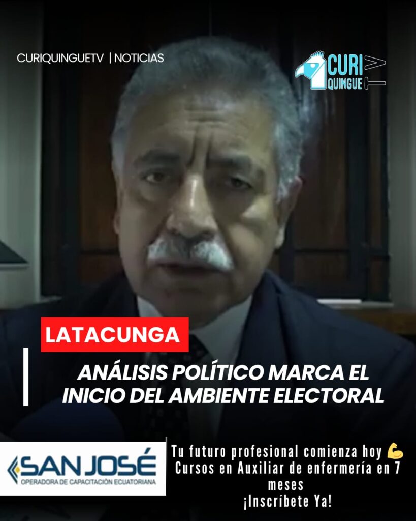 Un profesional del derecho de Latacunga señaló que actualmente el país ya vive un ambiente preelectoral, mientras empiezan a conocerse los nombres de posibles precandidatos que buscarían convertirse en nuevas autoridades seccionales de Cotopaxi.