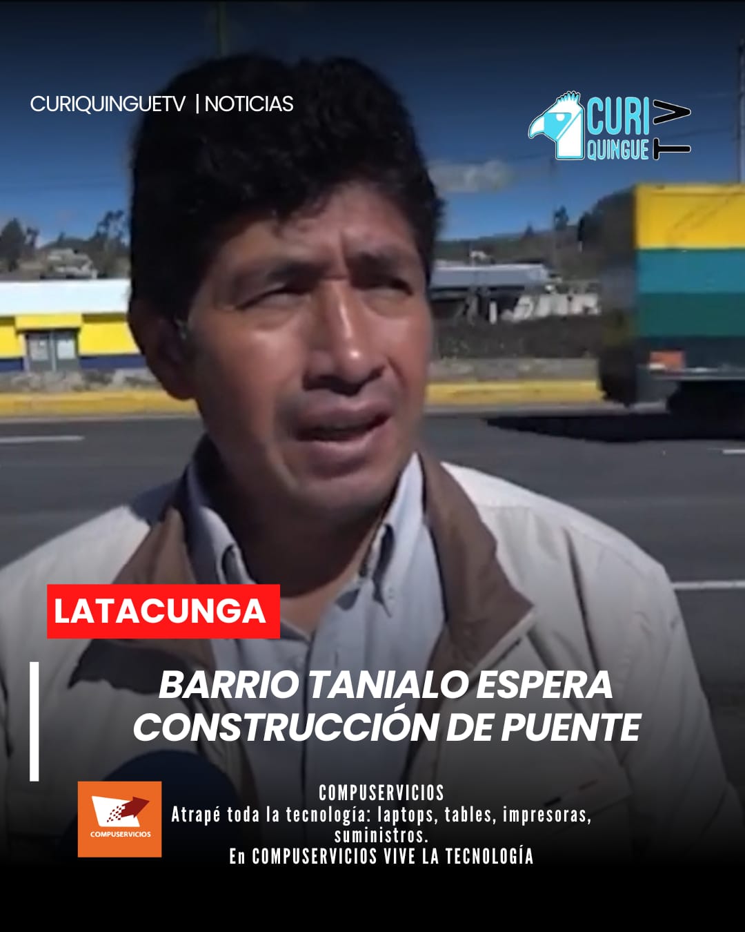 Los directivos del barrio Tanialo, perteneciente a la parroquia Eloy Alfaro, han realizado durante varios años gestiones ante la Prefectura de Cotopaxi para lograr la construcción de un puente que permita conectarse con la vía E35.