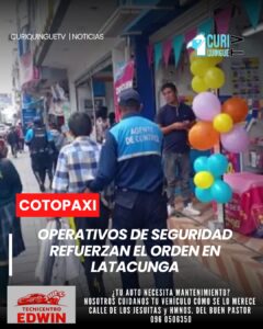 👮 📍 Controles se desarrollaron en espacios públicos El personal de Seguridad Ciudadana del Municipio de Latacunga desarrolló controles en espacios públicos durante el feriado del 24 de Mayo, con el objetivo de mantener el orden y la tranquilidad de la ciudadanía. #Latacunga #SeguridadCiudadana #Operativos