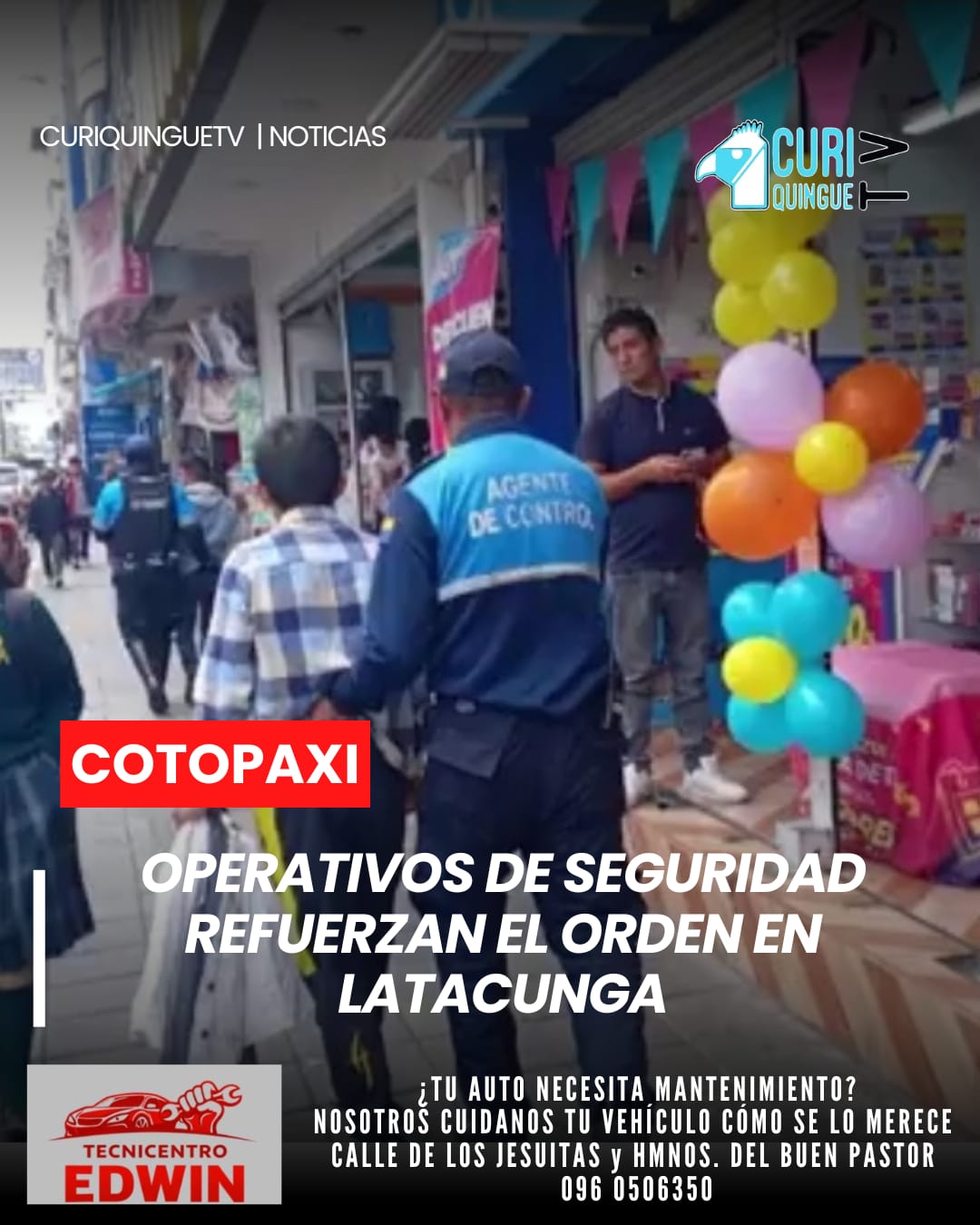 👮 📍 Controles se desarrollaron en espacios públicos El personal de Seguridad Ciudadana del Municipio de Latacunga desarrolló controles en espacios públicos durante el feriado del 24 de Mayo, con el objetivo de mantener el orden y la tranquilidad de la ciudadanía. #Latacunga #SeguridadCiudadana #Operativos