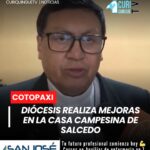 Mantuvieron una reunión con el alcalde del cantón Salcedo para tratar temas relacionados con los contratos de arriendo de los locales ubicados en la Casa Campesina.