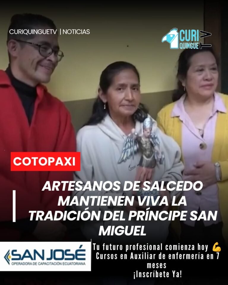 La Asociación Interprofesional de Artesanos de Salcedo, prioste mayor de la festividad del Príncipe San Miguel, continúa fortaleciendo las tradiciones culturales y religiosas del cantón. Como parte de la organización de las festividades, sus integrantes realizan diversas actividades de colaboración económica junto a la imagen del Príncipe San Miguel.
