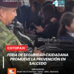 Durante la Segunda Feria de Seguridad Ciudadana desarrollada en Salcedo, varias instituciones difundieron información relacionada con la prevención de problemáticas sociales y el fortalecimiento de la convivencia comunitaria.