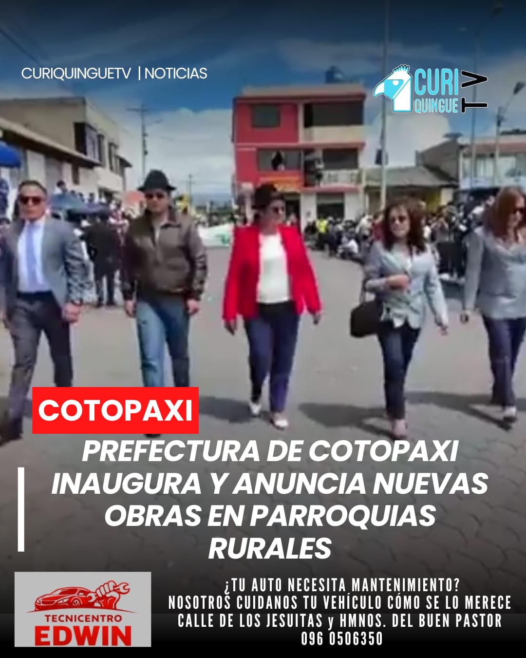 Durante el mes de mayo, varias parroquias rurales de Cotopaxi celebran sus aniversarios de parroquialización. En este contexto, la prefecta Lourdes Tibán ha participado en la inauguración de diferentes obras y en el inicio de nuevos proyectos que buscan fortalecer el desarrollo de las comunidades.