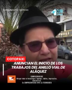 En el marco de las festividades por los 165 años de parroquialización de Aláquez, la prefecta de Cotopaxi anunció el inicio de los trabajos para la construcción del anillo vial de la parroquia.
