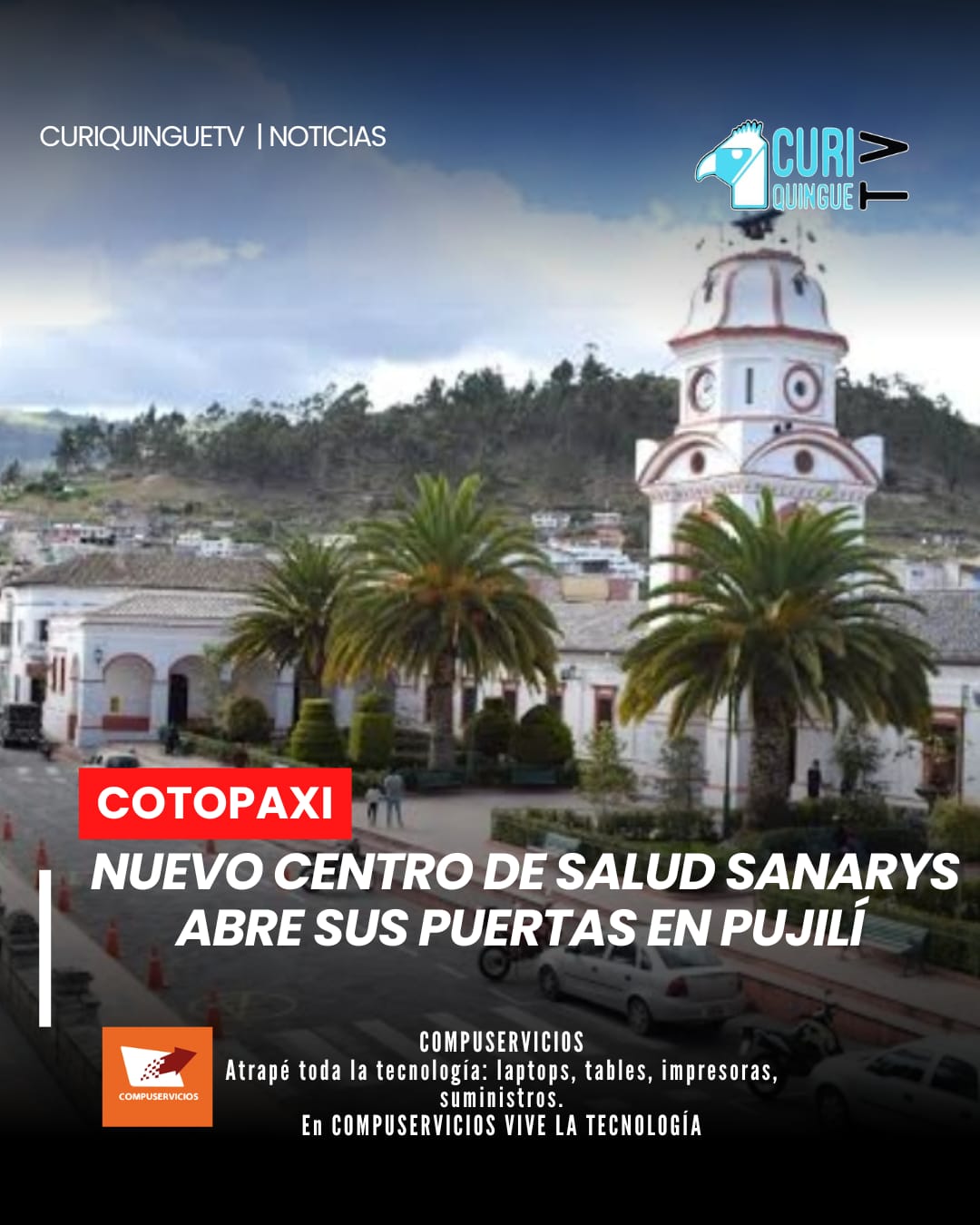 Se inauguró el Centro de Salud Sanarys en el cantón Pujilí. Profesionales de distintas especialidades estarán al servicio de la población que requiera atención en diversas áreas de la salud.