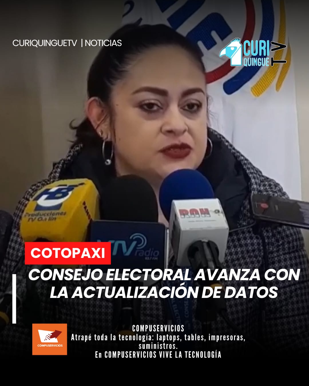 El Consejo Nacional Electoral en la provincia de Cotopaxi continúa ejecutando las actividades contempladas dentro del calendario electoral. Entre los avances registrados se destaca la actualización de datos de ciudadanos que han cambiado de domicilio, con el objetivo de garantizar una adecuada organización de los próximos procesos electorales.