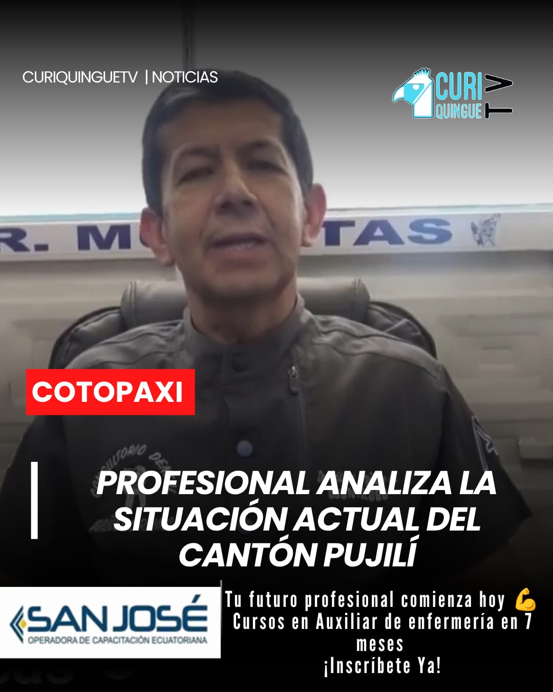 Un profesional del área de la salud bucal compartió su criterio respecto a la gestión de las administraciones municipales de turno en el cantón Pujilí. Durante su intervención señaló que la ciudad enfrenta varios desafíos en materia de desarrollo e imagen urbana, aspectos que, a su criterio, requieren mayor atención para impulsar el progreso del cantón.