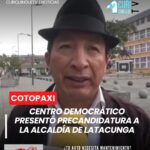 Realizó la presentación oficial de la precandidatura de César Umaginga para la Alcaldía de Latacunga. Durante el acto se dieron a conocer los principales ejes de trabajo y la propuesta que buscará impulsar en beneficio del cantón de cara al próximo proceso electoral.