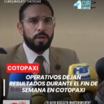 Informó sobre los resultados obtenidos durante los operativos de control ejecutados el pasado fin de semana en varios sectores de la provincia.