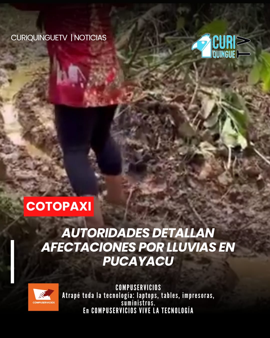 Informó sobre las graves afectaciones registradas en la parroquia Pucayacu debido a las intensas lluvias de los últimos días. El evento natural provocó daños en varios sectores y, lamentablemente, cobró la vida de una persona.