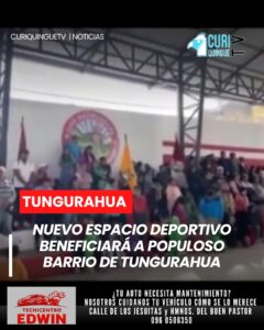 Brindó su apoyo para la ejecución de una cancha deportiva que beneficiará a cientos de habitantes de un importante sector de la provincia.