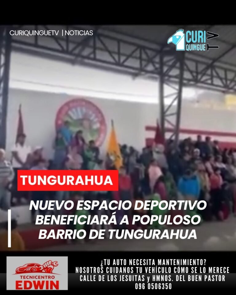 Brindó su apoyo para la ejecución de una cancha deportiva que beneficiará a cientos de habitantes de un importante sector de la provincia.