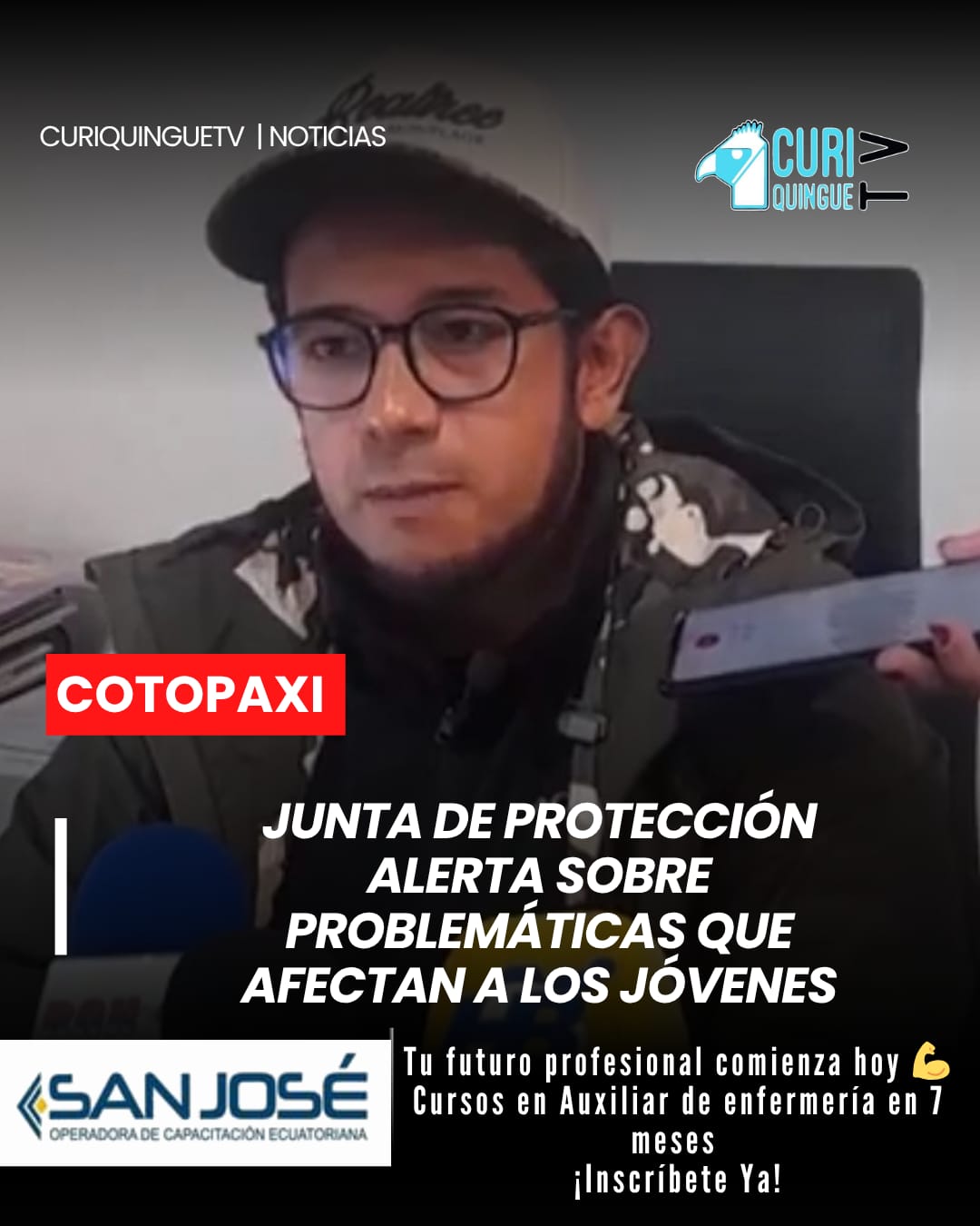 Expuso varias de las problemáticas que actualmente afectan a la juventud, destacando la importancia del trabajo articulado entre instituciones y familias.