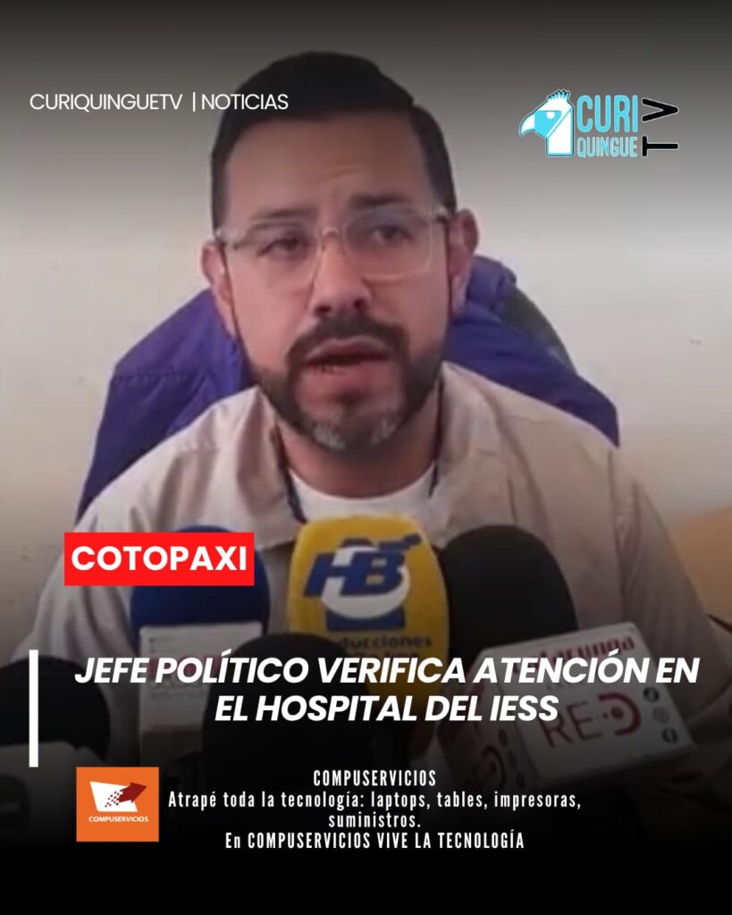 El jefe político del cantón realizó un recorrido por las instalaciones para constatar las condiciones del servicio y conocer de primera mano la situación que enfrentan los pacientes.