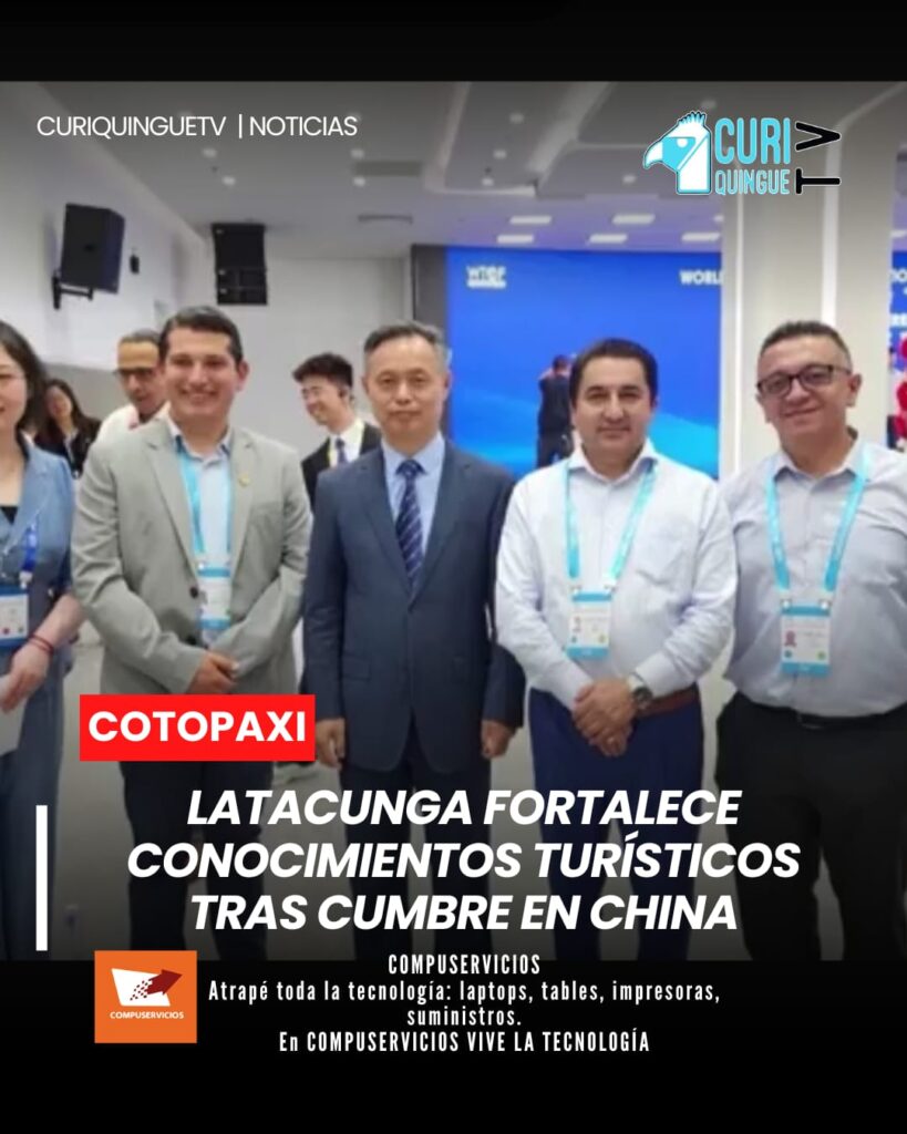 Destacó la experiencia adquirida durante su participación en la Cumbre de Turismo desarrollada en Beijing, China. El funcionario señaló que este encuentro permitió conocer nuevas estrategias para fortalecer el desarrollo turístico local y potenciar los atractivos del cantón.